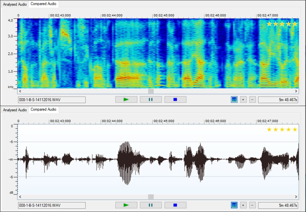 Vocalise Screenshot_2021 for Flexible speaker feature extraction section of VOCALISE web page
